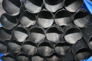 3" x .110 x 10'6" CR20 Commercial Black Pipe for Chain Link Fences