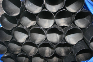 3" x .160 x 6' CR40 Commercial Black Pipe for Chain Link Fences