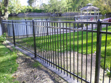 [50' Length] 6' Ornamental Flat Top Complete Fence Package