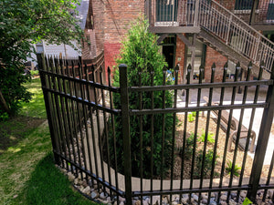 [250' Length] 5' Ornamental Spear Top Complete Fence Package