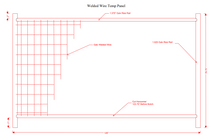 Anti-Climb Temporary Fence Panel- Truckload- 6'6" Tall x 10'-5" Wide