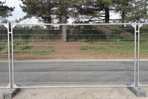 Anti-Climb Temporary Fence Panel- Kit- 6'6" Tall x 11'-5" Wide