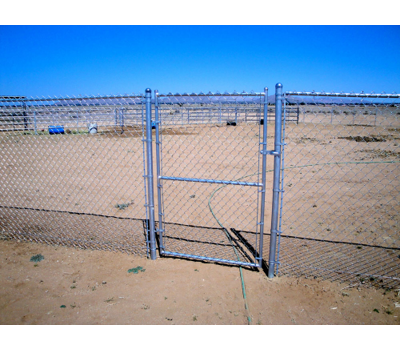 Commercial Chain Link Single Swing Gate