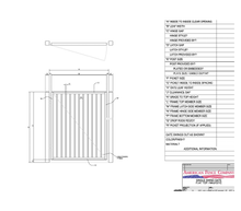 48" x 60" Flat Top Single Swing Gate